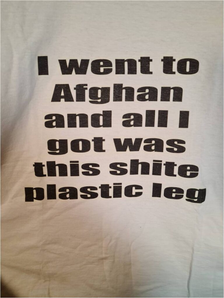 Afghan shirt close up